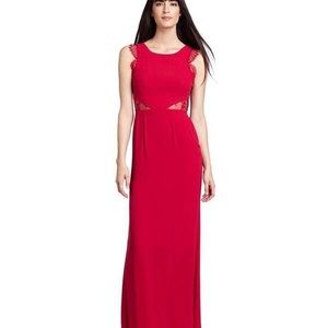 BCBG Deep Pink Karey Maxi dress